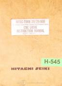 Hitachi-Hitachi Seiki 20/20-600, HITec-Turn CNC Lathe Instructions Manual 1987-20/20-600-01